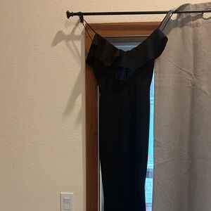 Elegant Black Off-Shoulder Dress